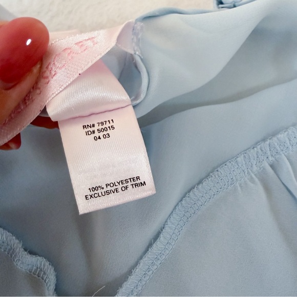 Vintage Y2K Victoria’s Secret Baby Blue Slip Dress - Picture 10 of 10